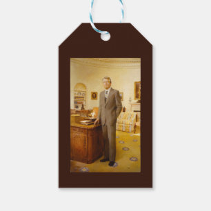 James Earl Carter Painted US-Präsident Portrait Geschenkanhänger
