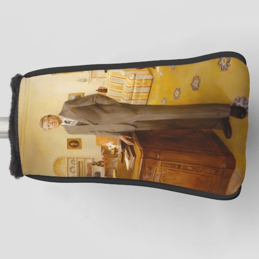 James Earl Carter Painted US-Präsident Portrait Golf Headcover (Vorderseite)