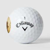 James Earl Carter Painted US-Präsident Portrait Golfball (Logo)