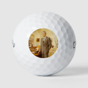 James Earl Carter Painted US-Präsident Portrait Golfball
