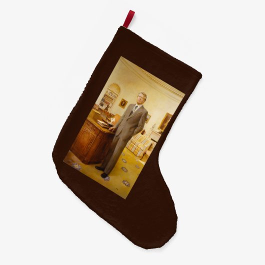 James Earl Carter Painted US-Präsident Portrait Großer Weihnachtsstrumpf (Vorderansicht (hängend))