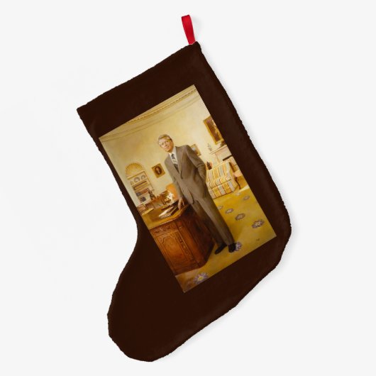 James Earl Carter Painted US-Präsident Portrait Großer Weihnachtsstrumpf (Rückseite (Hängend))