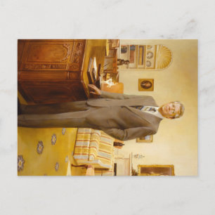 James Earl Carter Painted US-Präsident Portrait Postkarte