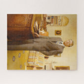 James Earl Carter Painted US-Präsident Portrait Puzzle (Horizontal)