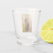 James Earl Carter Painted US-Präsident Portrait Schnapsglas (Rückseite)