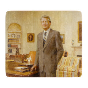 James Earl Carter Painted US-Präsident Portrait Schneidebrett
