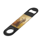 James Earl Carter Painted US-Präsident Portrait Speed Flaschenöffner (Vorderseite Schrägansicht)