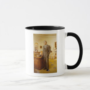 James Earl Carter Painted US-Präsident Portrait Tasse