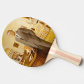 James Earl Carter Painted US-Präsident Portrait Tischtennis Schläger (Seitenansicht)