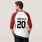 James ein Garfield "20" T-Shirt (Schwarz voll)
