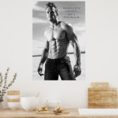 James Ellis Fit Success Journey 24" x 20" Poster (Küche)
