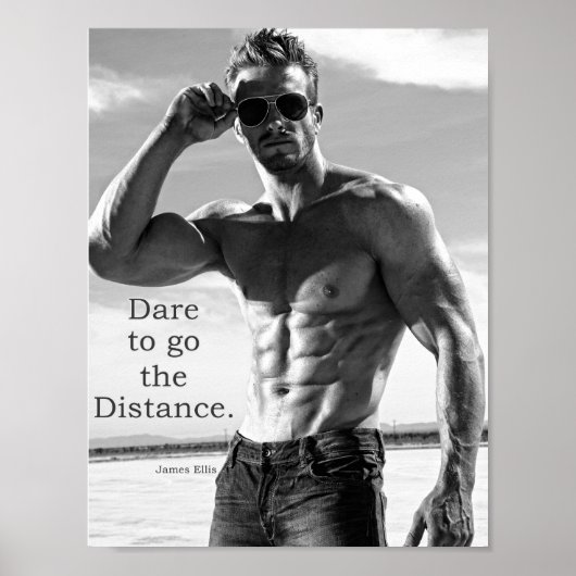 James Ellis - Go the Distance Poster (Vorne)