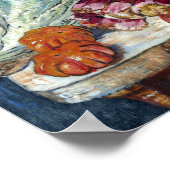 James Ensor Blume und Gemüse Poster (Ecke)