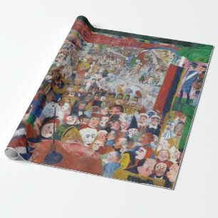 James Ensor Christus Eintritt in Brüssel 1889 Geschenkpapier