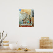 James Ensor Die Mutter des Künstlers im Tod Poster (Küche)