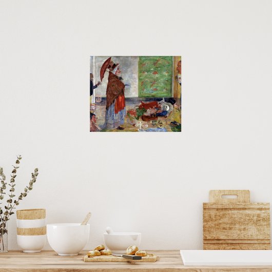 James Ensor erstaunt die Maske-Wouse Poster (Küche)
