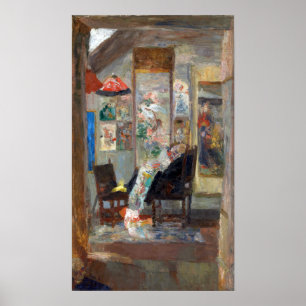 James Ensor Skeleton Blick auf Chinoiseries Poster
