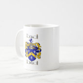 JAMES-FAMILIENWAPPEN - JAMES-WAPPEN KAFFEETASSE (Vorderseite Links)