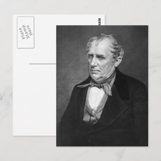 James Fenimore Cooper Postkarte (Vorne/Hinten)