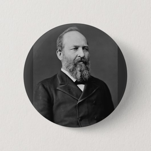 James Garfield 20 Button (Vorderseite)