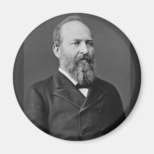 James Garfield 20 Magnet (Vorne)