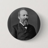 James Garfield 20. Präsident Button (Vorderseite)