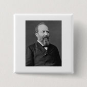 James Garfield 20. Präsident Button (Vorderseite)