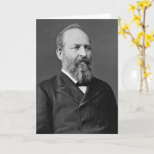 James Garfield 20. Präsident Karte (Gelbe Blume)