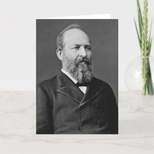 James Garfield 20. Präsident Karte