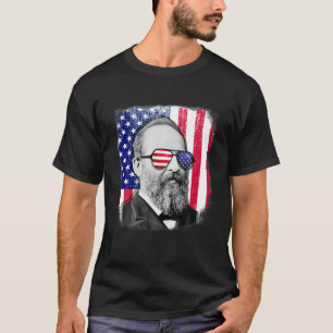 James Garfield US-Flagge Shirt 4. Juli