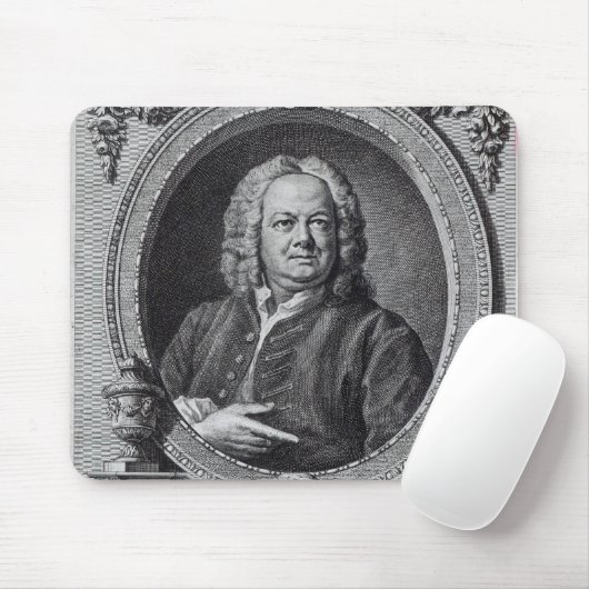 James Gibbs, graviert von Bernard Baron, 1747 Mousepad (Mit Mouse)