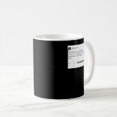 James Harden Funny Tweete Kaffeetasse (VorderseiteRechts)