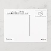 James hat eine Maus nach ihrem Schwanz Postkarte (Rückseite)