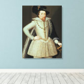 James I., Halbbild Leinwanddruck (Insitu (Holzboden))