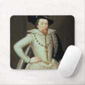 James I, Hälfte-langes Porträt Mousepad (Mit Mouse)