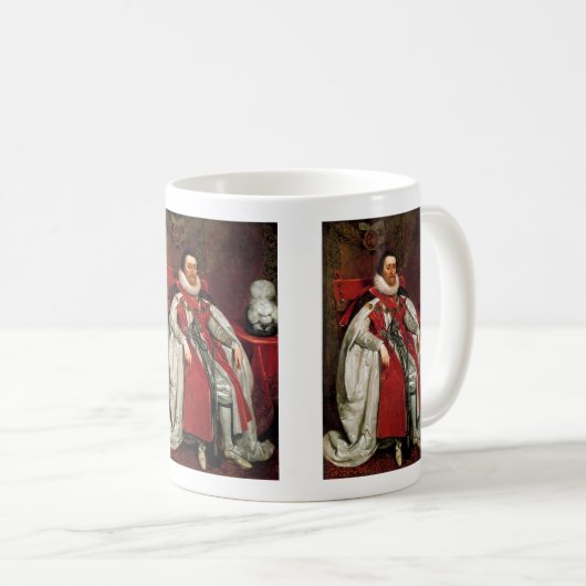 James I von Daniel Mytens Coffee Tasse (VorderseiteRechts)