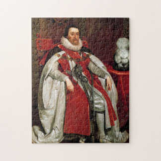 James I von Daniel Mytens Puzzle