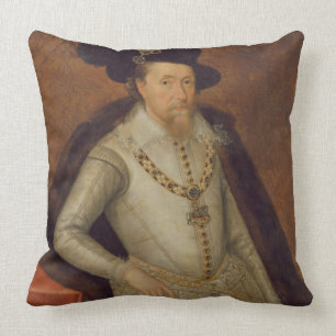 James I von England und VI von Schottland Kissen