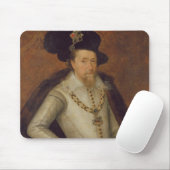 James I von England und VI von Schottland Mousepad (Mit Mouse)