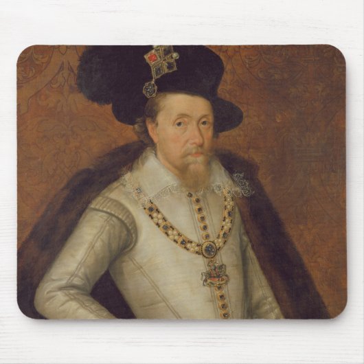 James I von England und VI von Schottland Mousepad (Vorne)
