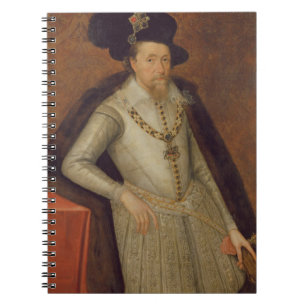 James I von England und VI von Schottland Notizblock