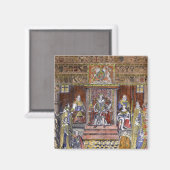 James I. von England vor Gericht Magnet (Vorderseite/Rückseite)