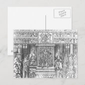 James I. von England vor Gericht Postkarte (Vorne/Hinten)