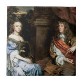 James II und Anne Hyde durch Sir Peter Lely Fliese (Vorderseite)