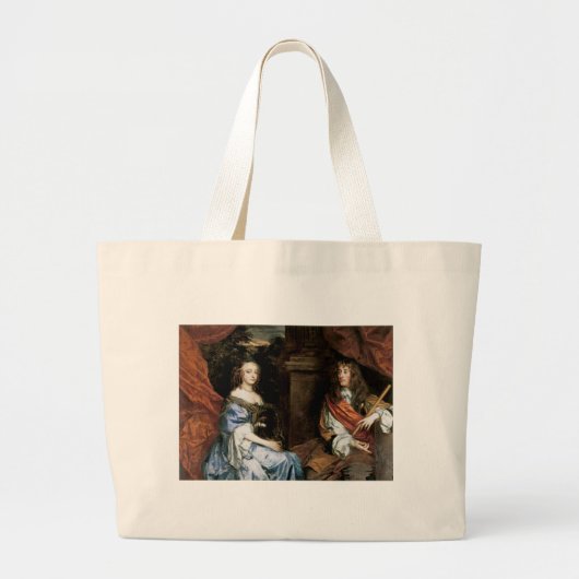James II. und Anne Hyde von Sir Peter Lely Jumbo Stoffbeutel (Vorne)