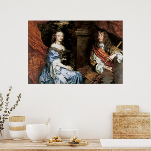 James II. und Anne Hyde von Sir Peter Lely Poster (Küche)