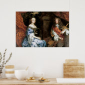 James II. und Anne Hyde von Sir Peter Lely Poster (Küche)