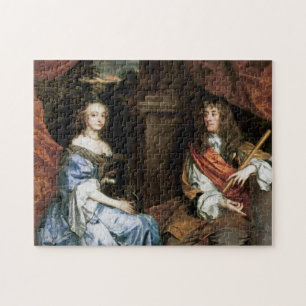 James II. und Anne Hyde von Sir Peter Lely Puzzle