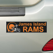 James-Insel-RAMs Autoaufkleber (Auf Auto)