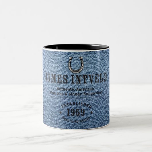 James Intveld Blue Denim Tasse (Mittel)